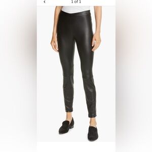 Vince Leather Zip Leggings